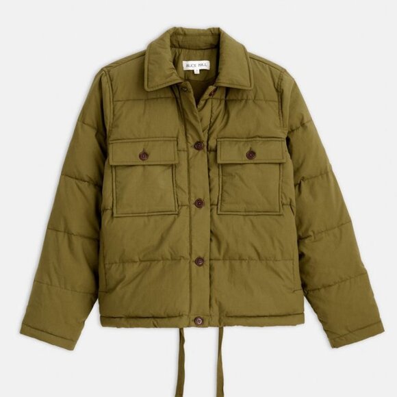 Alex Mill Jackets & Blazers - Alex Mill Quilted Cropped Jacket in green size large